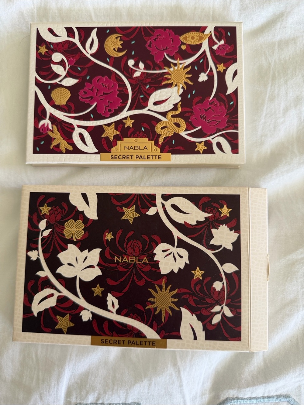 NABLA Secret Palette Eyeshadow - Burgundy Floral